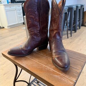 Dan Post Rich Brown Western Boots